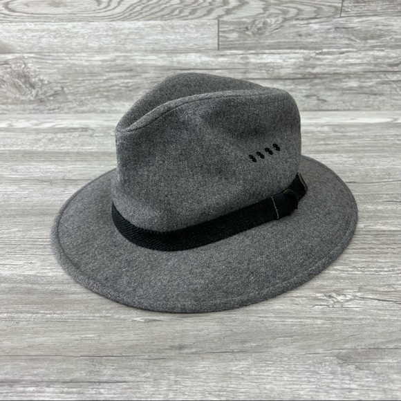 Vintage Golden Gate Hat Company 100% Wool Fedora Hat Gray Medium - Picture 1 of 8